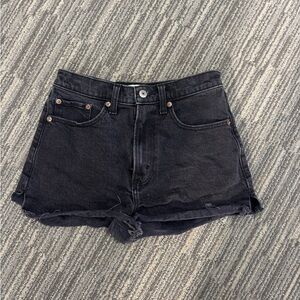 Abercrombie & Fitch Curve Love High Rise Mom Shorts